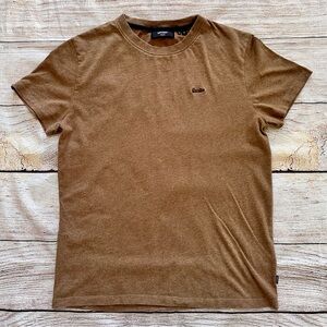 SuperDry Studios Light Brown Tan Heathered T-Shirt Men’s Sz M